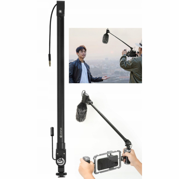 Ulanzi Stojan na mikrofon a rameno mikrofonu 1m s 3,5mm k...