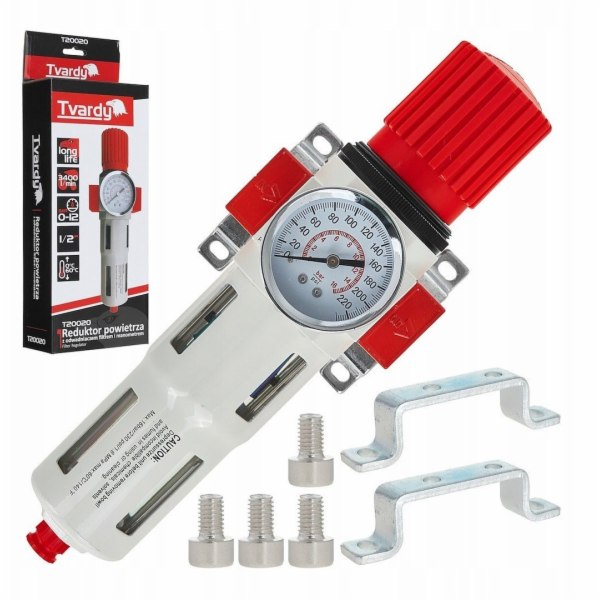 RQS Reduktor vzduchu s filtrdehydrátorem a manometrem 1/2...
