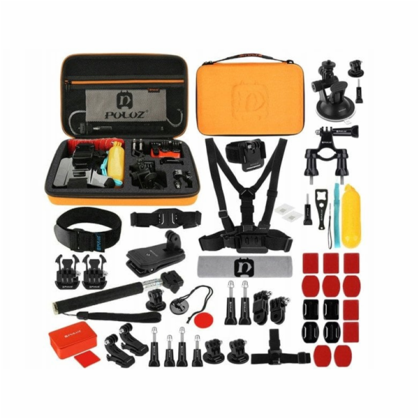 Puluz Kombinované sady 53 v 1 oranžové