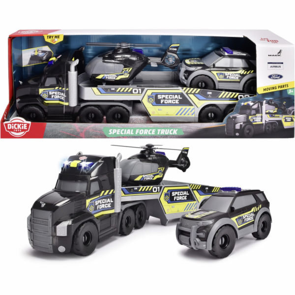 Simba Dickie SOS nákladní auto s přívěsem 70 cm 371-9034