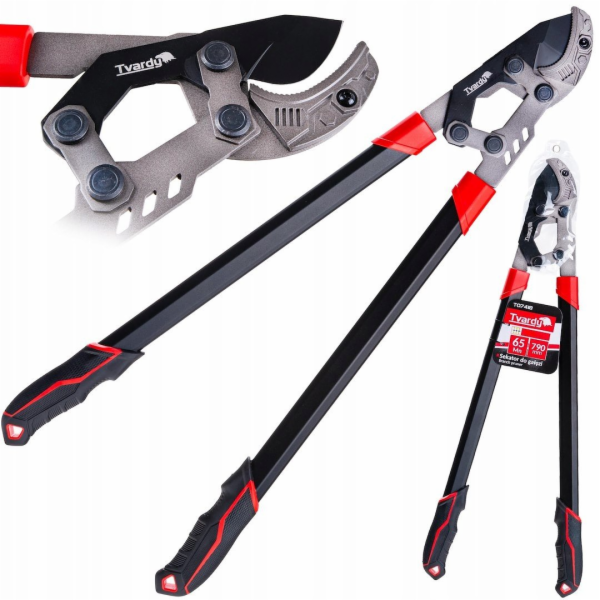 Tvardy Nůžky na zahradu s ozubeným kolem a kovadlinovým o...