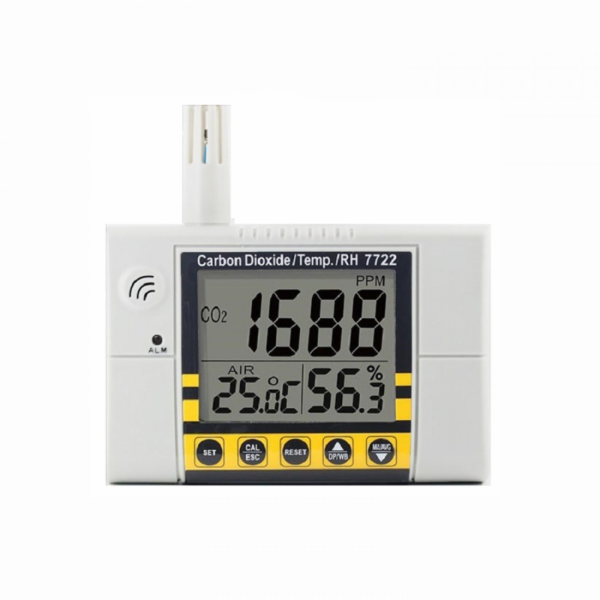 AZ Nástěnný/stolní měřič parametrů vzduchu 7722