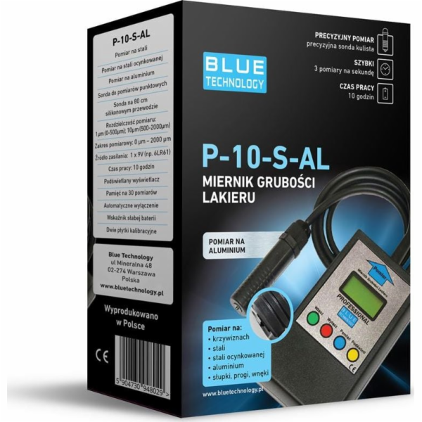 Blue Technology Tloušťkoměr barvy P-10-S-AL
