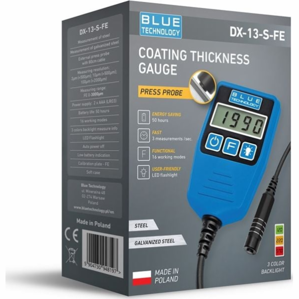 NoName Měřič tloušťky laku DX-13-S-FE