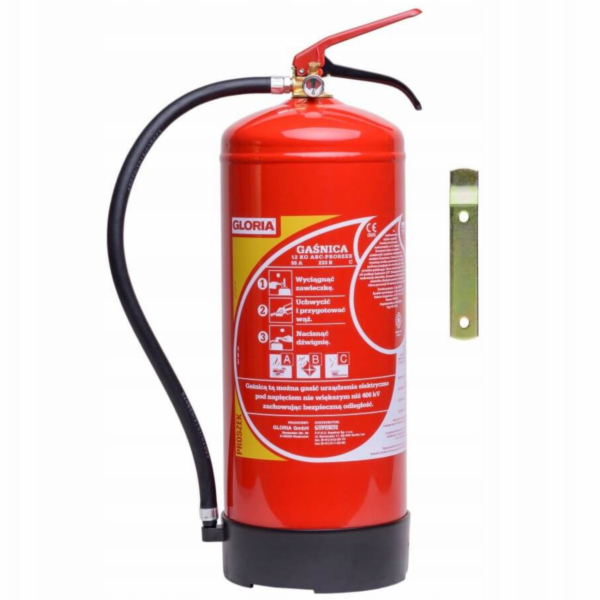 Gloria 12kg práškový hasicí přístroj (PD12-GA)