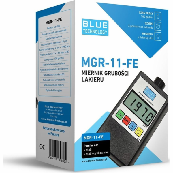 NoName Měřič tloušťky barvy MGR-11-FE