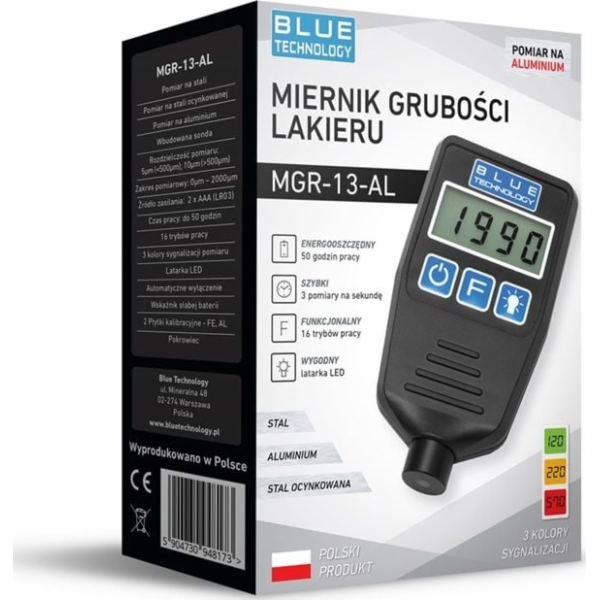NoName Měřič tloušťky barvy MGR-13-AL
