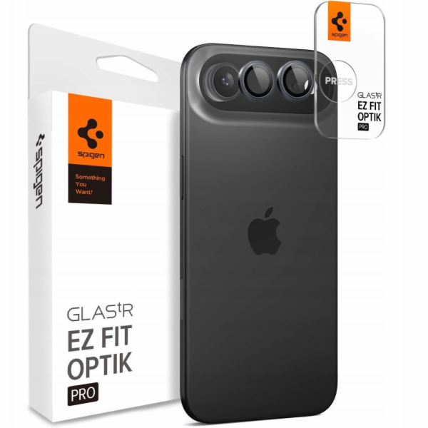 Spigen Glass TR EZ Fit Optik Pro 2 ks, šedá - iPhone Air