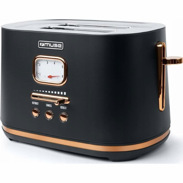 Muse Topinkovač MUSE TOSTER MS-130BC 1000W 2 sloty