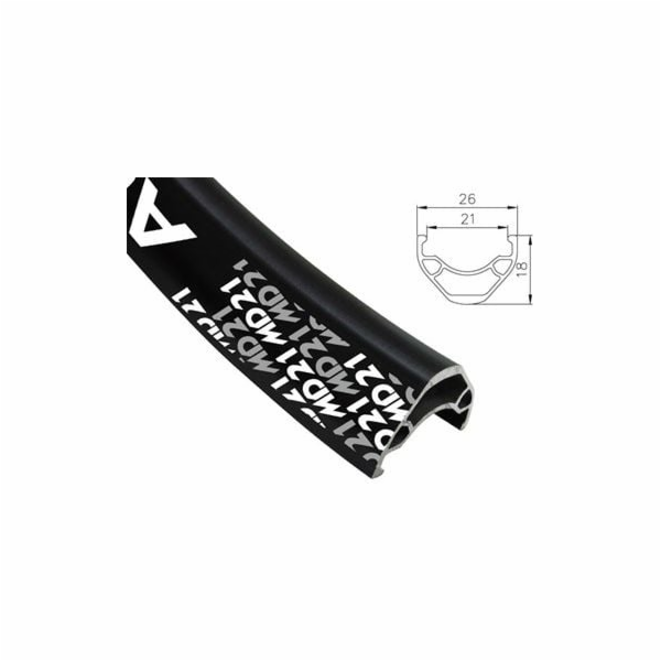 Alexrims Ráfek MD21 29x36 Tubeless Ready Disc MTB, černý ...