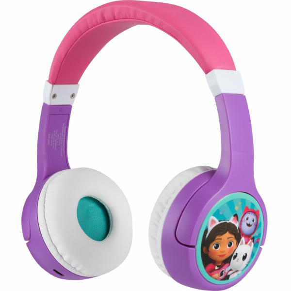 Ekids Gabbyina sluchátka do domečku s panenkami Bluetooth
