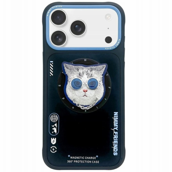 Nimmy Pouzdro Glasses Cool Cat MagSafe pro iPhone 17 Pro,...