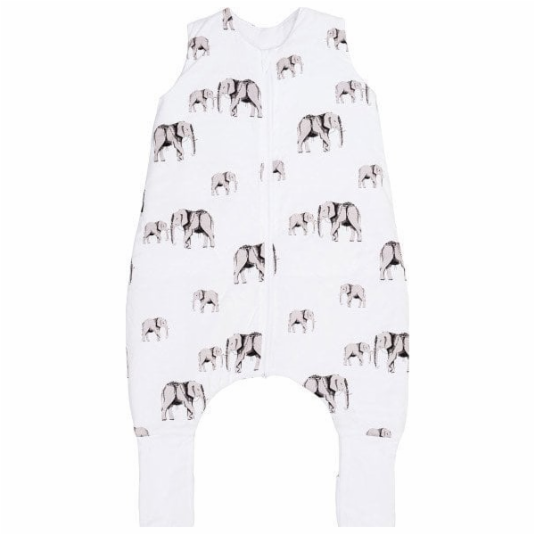 PULP BAMBOO Spací pytel s nohami 2 TOG - Big Elephants - ...
