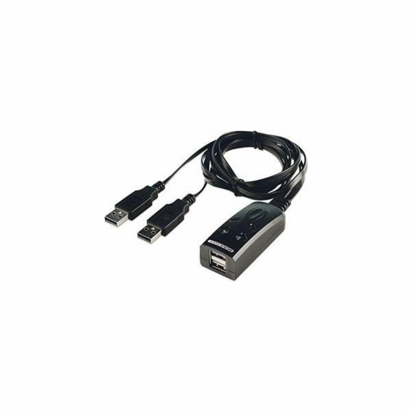 Lindy KM Keyboard & Maus Switch USB pro 2 Rechner Umschal...