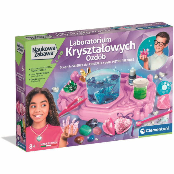 Clementoni Vědecká zábava – Laboratoř krystalových ozdob