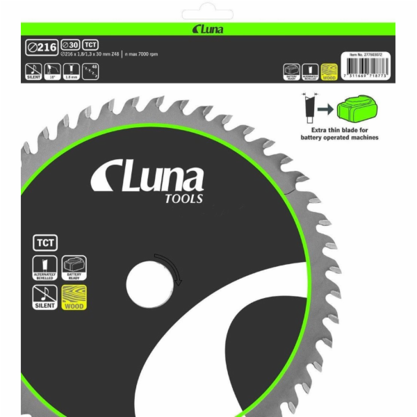 Luna Kotoučová bruska Extra Thin 216x30 Z48