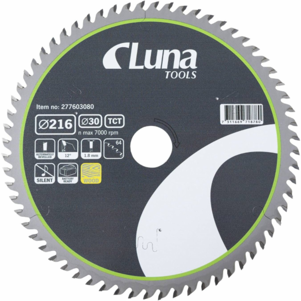 Luna Kotoučová bruska Extra Thin 216x30 Z64