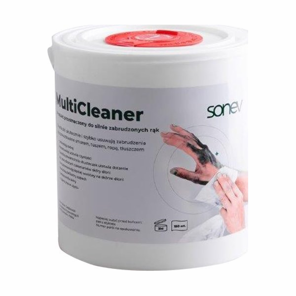 Clarins SONEX víceúčelové čisticí utěrky, kbelík 150 listů