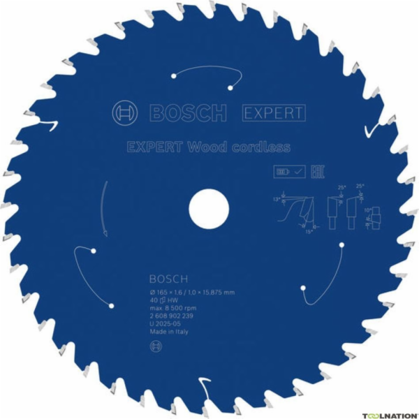 Bosch PILOVÝ KOTOUČ EX WO H 165x15,88-40