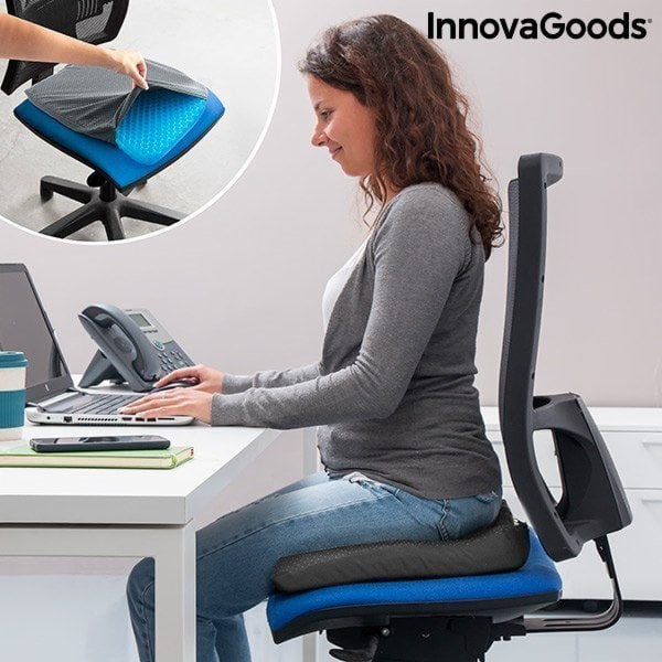 InnovaGoods Silikonový gelový polštářek s motivem voštiny...