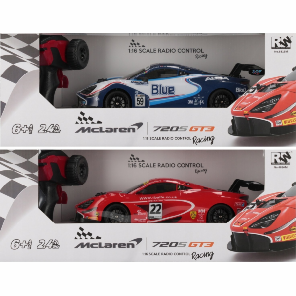 Mega Creative AUTO OB R/C FF LIC MCLAREN 44X17X17MIX2 MC 12