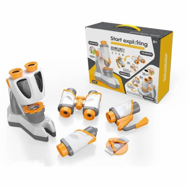 Bounn 4 v 1 mikroskop, lupa, dalekohled