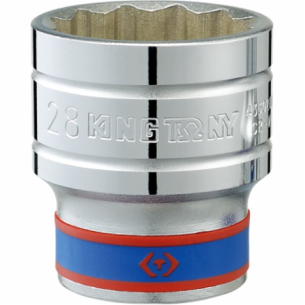 King Tony KRÁTKÝ NÁSTROJOVÝ KŘUP 1/2" 36 mm x 46 mm 12hra...