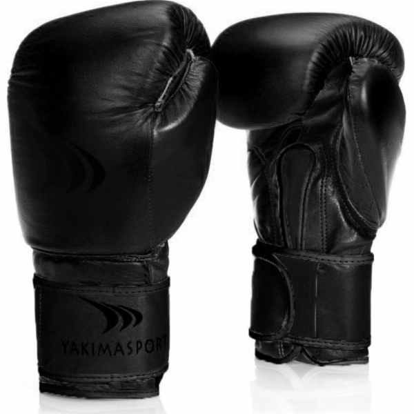 YakimaSport Boxerské rukavice GRAND černé matné - přírodn...
