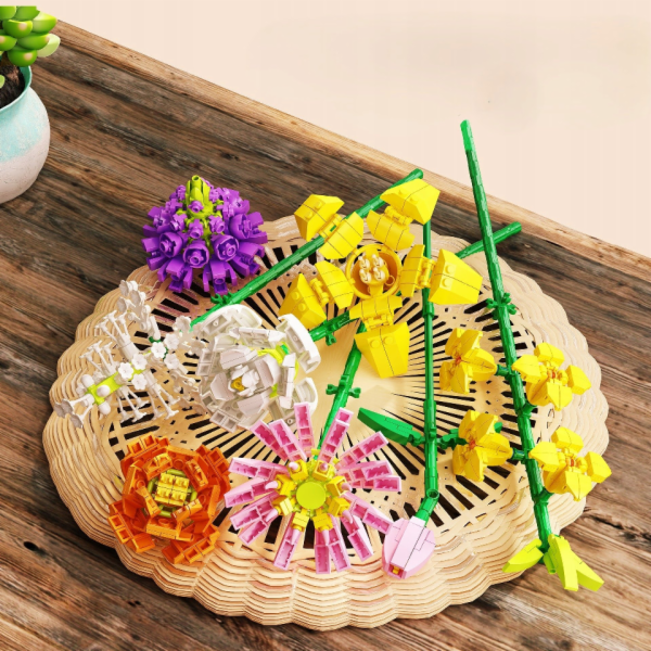 Bounn Stavební kostky Flower Boutique 900 dílků