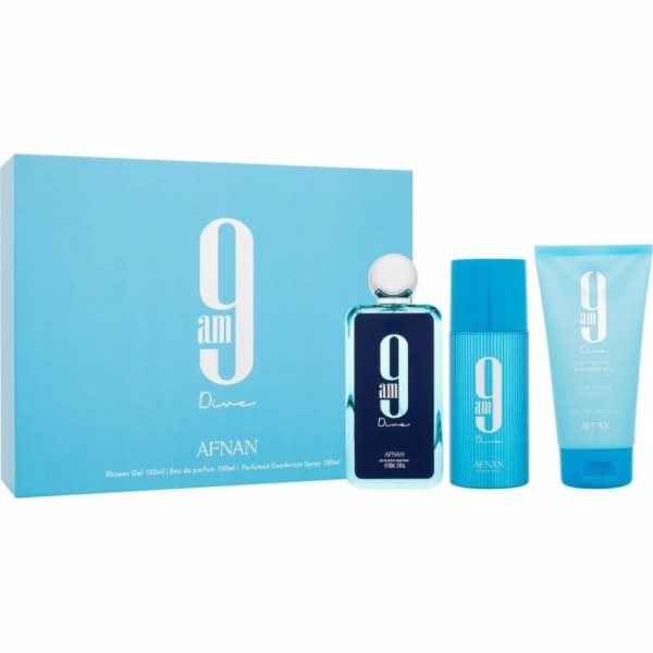 Afnan 9am Dive EDP parfémy vanduo rinkinys unisex, 100 ml