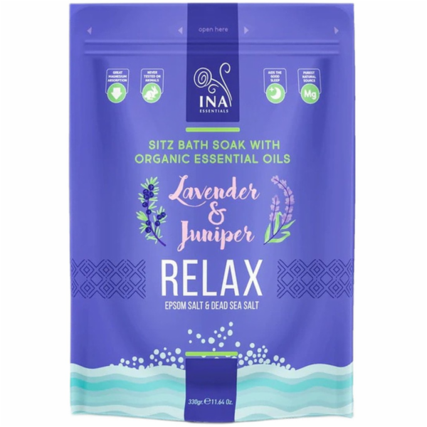 NoName Ina Essentials Relax koupelová sůl s levandulí a j...