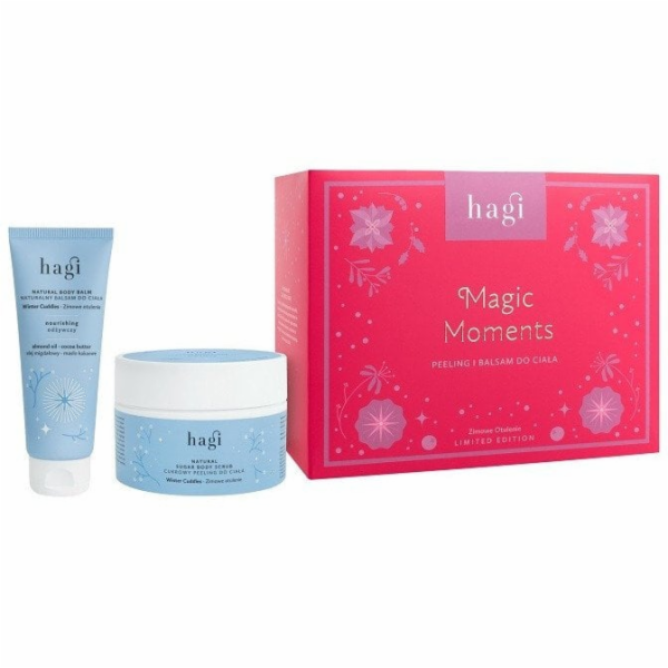 Hagi Magic Moments sada tělový peeling 200ml + tělové mlé...