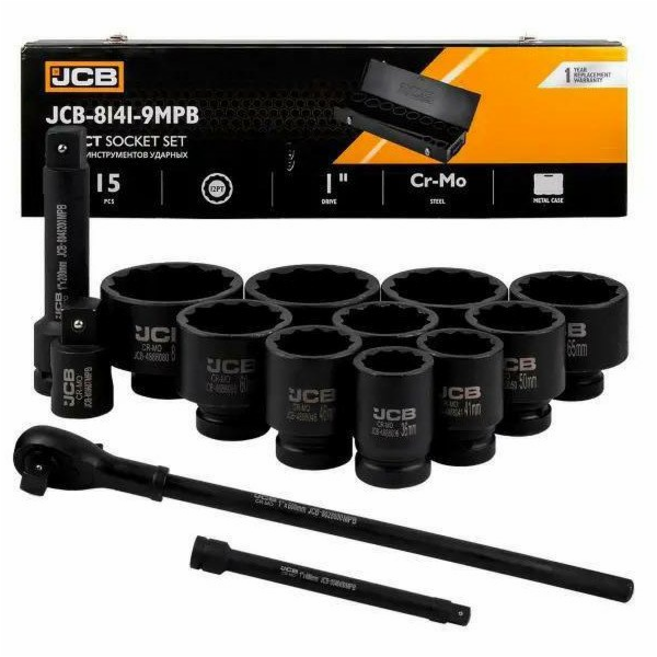 NoName Sada rázových nástrojů 15dílná 1 (12hranná)