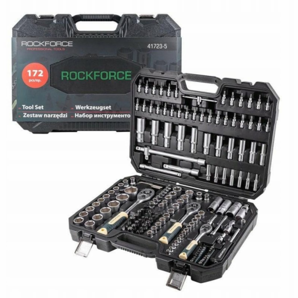 NoName Sada nářadí 172 dílů 1/4 3/8 1/2 (6hranná) (4-32 mm)