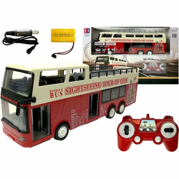 Lean Sport dvoupatrový autobus na dálkové ovládání na dál...