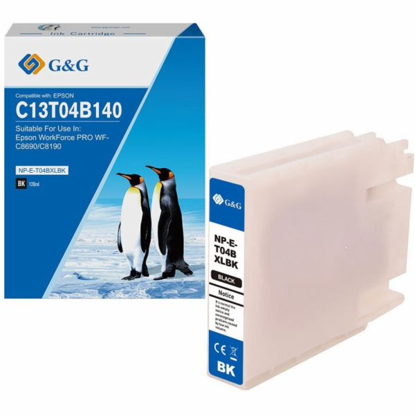 G&G ink C13T04B140  NP-E-T04BXLBK-A  kom