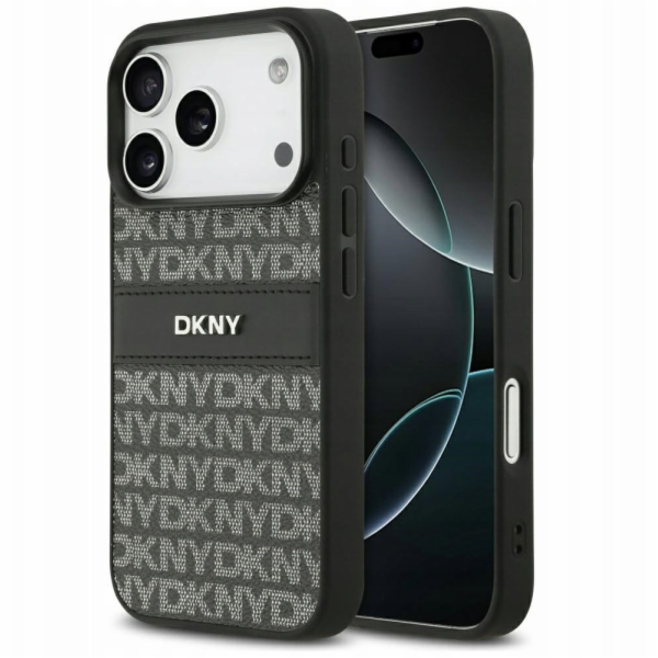 DKNY Pouzdro Repeat Texture Pattern s tónovanými pruhy pr...