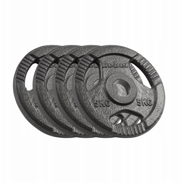 Rebel Active Sada olympijských závaží z litiny 4x5kg, otv...