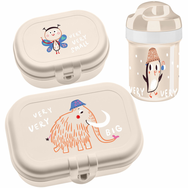 Koziol Sada: 200ml lahev a obědový box HOP ON AT HOME, 3d...