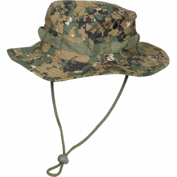 MFH US GL BUSH HAT REINFORCED DIGITAL WOODLAND S