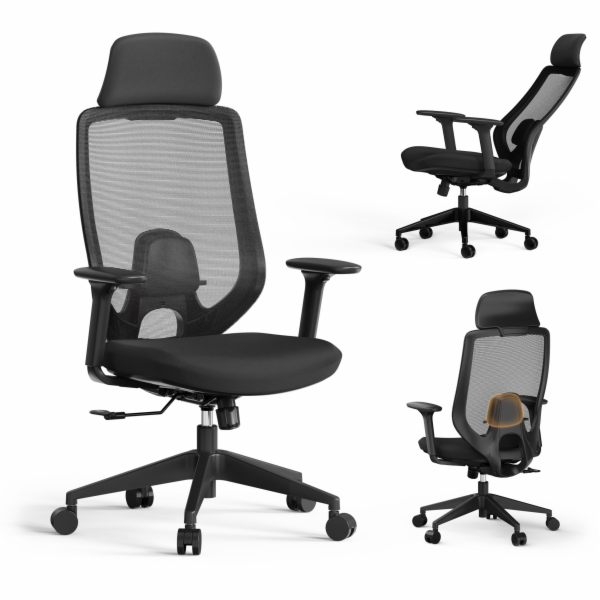 SENSE7 Kancelářská židle Nakai, černá