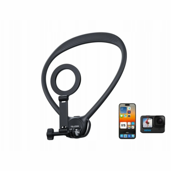 Telesin Magnetický držák na krk POV pro GoPro, Dji Insta3...