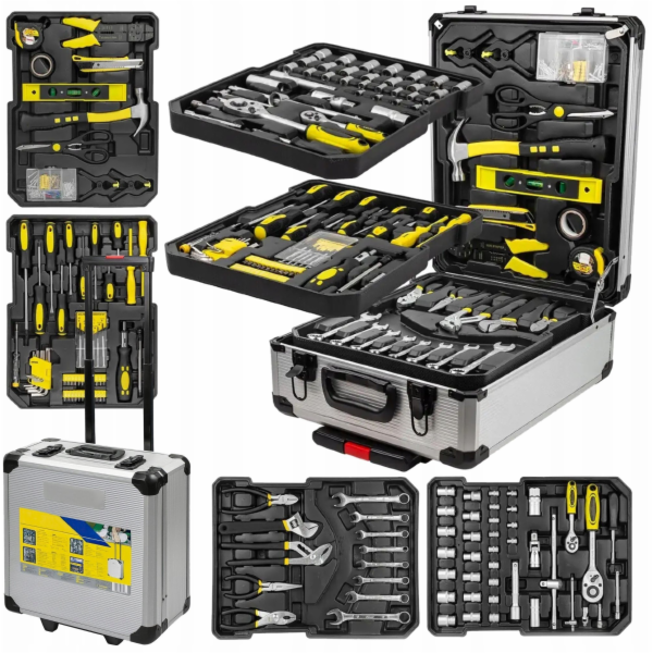 NoName 246dílná sada nářadí, 1/4 a 1/2 (4–21 mm) (6hranná...