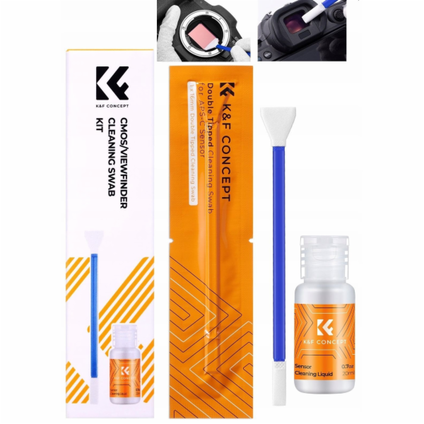 Kf Čisticí sada pro senzor hledáčku 16 mm Aps-c, kapalina...