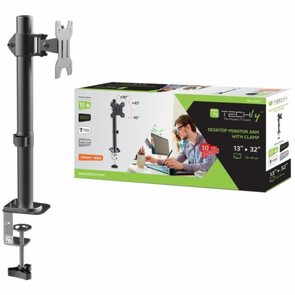Techly Držák monitoru 13-32 LCD 10 kg otočný na stůl