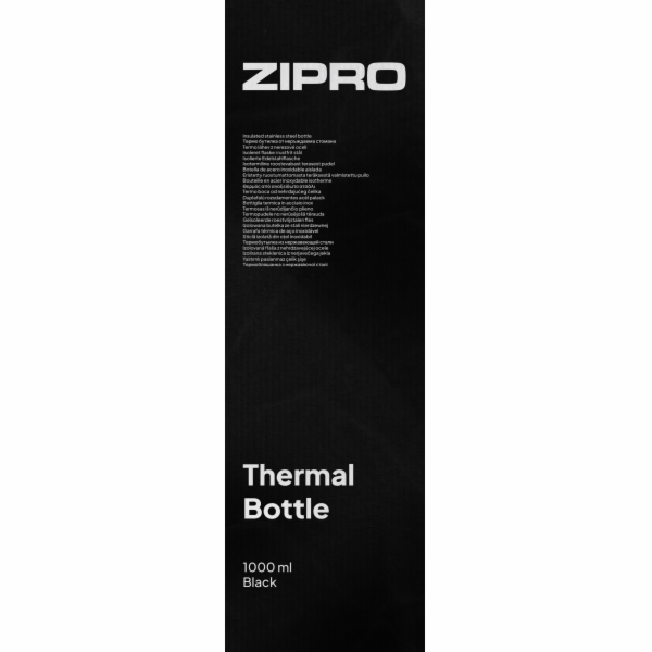 Zipro Termohrnek 1000 ml nerezová ocel černá