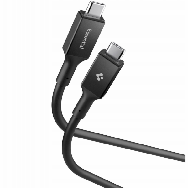 Spigen Kabel Essential USB C na USB C 100W, černý EB10020CC
