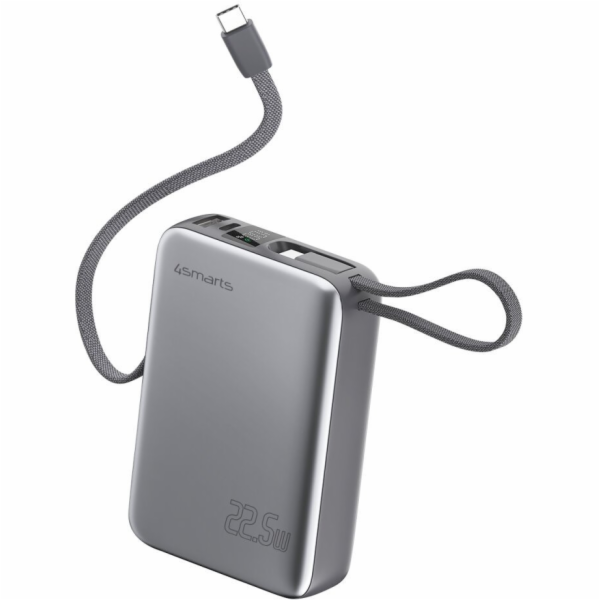 4smarts Powerbanka Pocket Dual Cord 20000mAh 22,5W s vest...