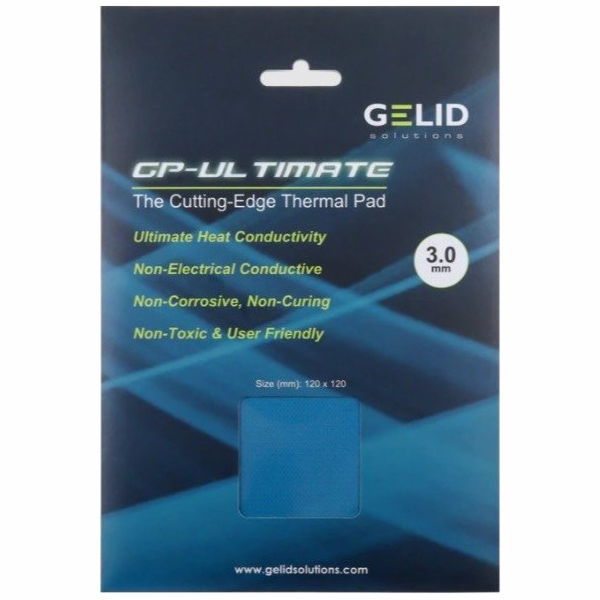 Gelid Termo podložka GP-Ultimate 120x120x3,0 mm TP-GP04-SE