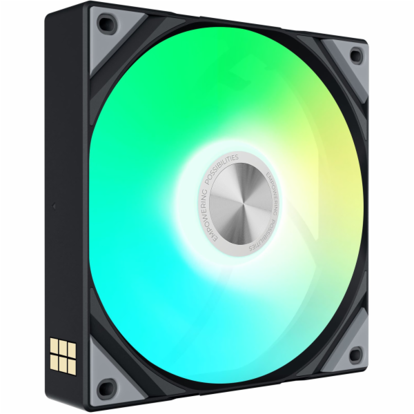 TRYX ROTA SL ARGB Left - balení po 3 kusech, 120 mm, černá